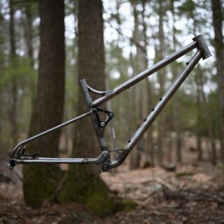 SNAKEDRIVER V4.2 //
-
Well, that’s a wrap.  This ones ready for COBRA BLACK Cerakote.  Frame as pictured minus the dummy shock with all hardware: 7.9lbs.  3D printed parts for this round are over designed so I’ll be shaving weight for the production prints where I can and I’m fairly confident I can get the frame down to high 6 or sub-7 lbs.  but there she is: SHRED READY.
-
Big thanks to all my suppliers and production partners on this one including @ram3dprinting @thomashosford @paragonmachine @firsthand.bike @cobraframebuilding @prosisemetalworks and @sendcutsend 
-
#madetoshred 
#steelisreal