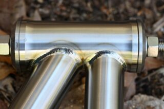 HOT SEAT //
-
Wrapped up the welding on this Marauder Ti SS for @uppervalleybike and will wrap up all the small bits early next week.  Then on to finishing and straight to the trail to cook some singletrack.
-
#singlespeed 
#titanium
#noshortcuts
