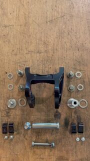 Hardware //
-
One of the design goals for the latest Snakedriver prototype was two-fold: Parts reduction and make as much of those parts stock and off the shelf.  So whether you’re on the road or at home, you can simply place an order with a supplier like McMaster-Carr or head to your local hardware store to pick up what you need.  I worked long and hard on this aspect and I’m pretty stoked that with the exception of the two pivot axles, everything pictured above is readily available online and/or at a local Ace or True Value hardware store.  More on this subject to come at the 44HQ Blog…
-
#steelisreal 
#hardware 
#snakedriver