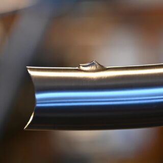 Let’s Get in Close 
-
Welding seat tube assemblies this afternoon.  These dropper ports are fun little welds.  More process pics in my story.  Enjoy!
-
#titanium