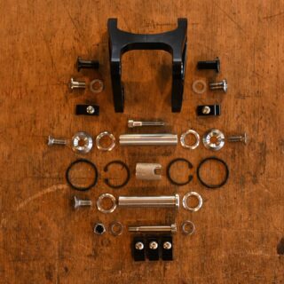 NEW ROCKER ASSEMBLY 
-
Fresh Rockers hot off the presses thanks to @thomashosford .  Lots of new details and updates on these.  Still a little bit of refinement and a few details to dial in but holy cow.. these were a long time coming and I’m quite pleased with the results.  Time to wrap up this prototype and get things prepped for a full season of testing ahead!
-
*Editors Note: pictured is the finalized parts assembly +8x bearings.  That’s as bare bones as I can get it with a good mix of stock hardware and minimal custom parts.
-
If all goes according to plan, this prototype will be as close to pre-production as it gets.
-
#steelfullsuspension 
#snakedriver